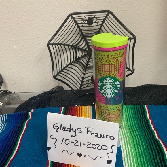 Starbucks day of the dead papel picado tumbler